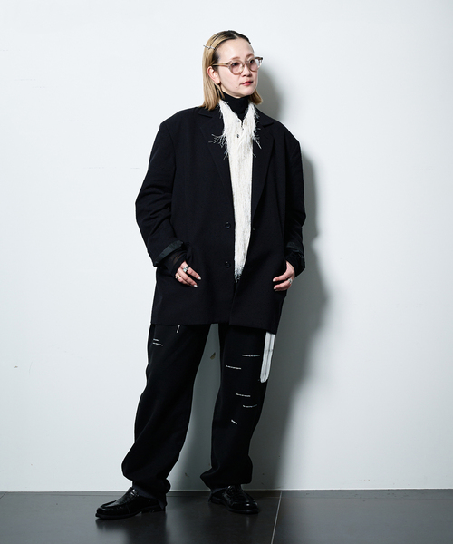 TANAKA(タナカ)の「TANAKA 別注 スウェットパンツ(スウェットパンツ・レディース・ホワイト/ブラック・XX-LARGE/MEDIUM)」の7枚目の写真