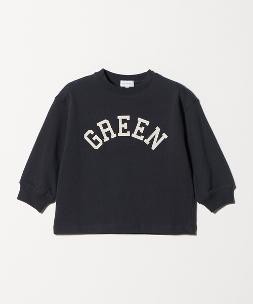 セール】GREENロゴ ロングTシャツ / キッズ 100cm-160cm（Tシャツ