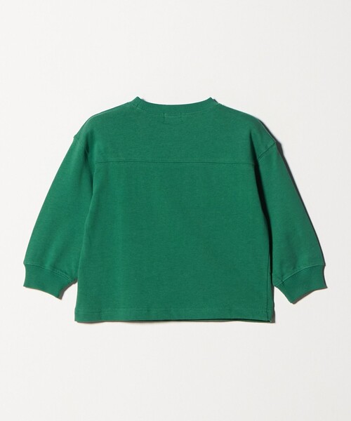 green label relaxing（グリーンレーベルリラクシング）の「GREENロゴ ロングTシャツ / キッズ  100cm-160cm（Tシャツ/カットソー・キッズ・ケリーグリーン/ダークグレー/オフホワイト・130cm/120cm/160cm/150cm/140cm/100cm/110cm）」の21枚目の写真