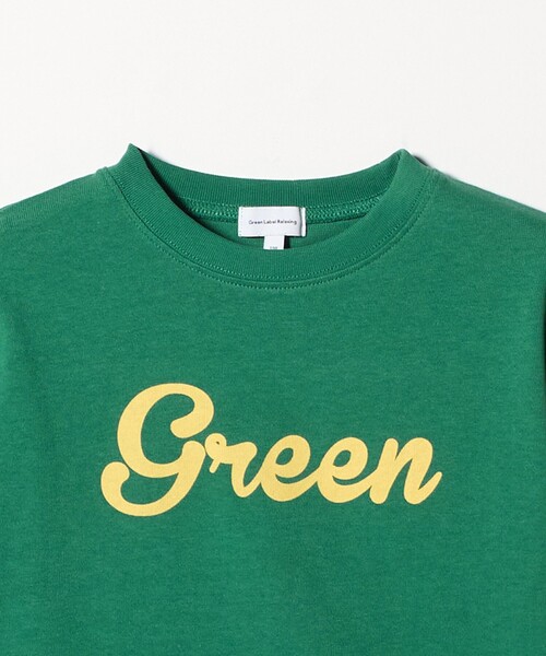 セール】GREENロゴ ロングTシャツ / キッズ 100cm-160cm（Tシャツ