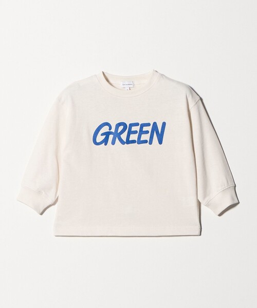 セール】GREENロゴ ロングTシャツ / キッズ 100cm-160cm（Tシャツ
