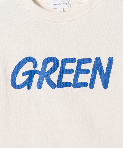 セール】GREENロゴ ロングTシャツ / キッズ 100cm-160cm（Tシャツ