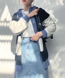 AS KNOW AS plus（アズノゥアズプラス）の「○ビッグシルエット ダブルポケットロング丈パーカー【UNISEX ITEM】（パーカー）」