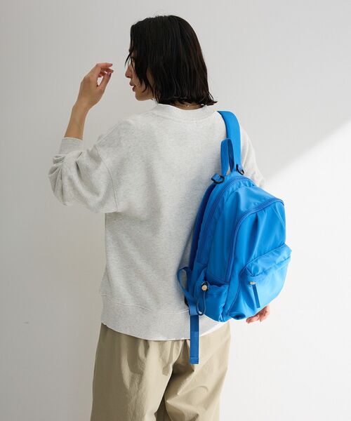 Green　Parks（グリーンパークス）の「【10ポケBag】収納アドバイザー監修2層リュック（バックパック/リュック・レディース・ベージュ/ブラック/グレー/ブルー・FREE）」の12枚目の写真