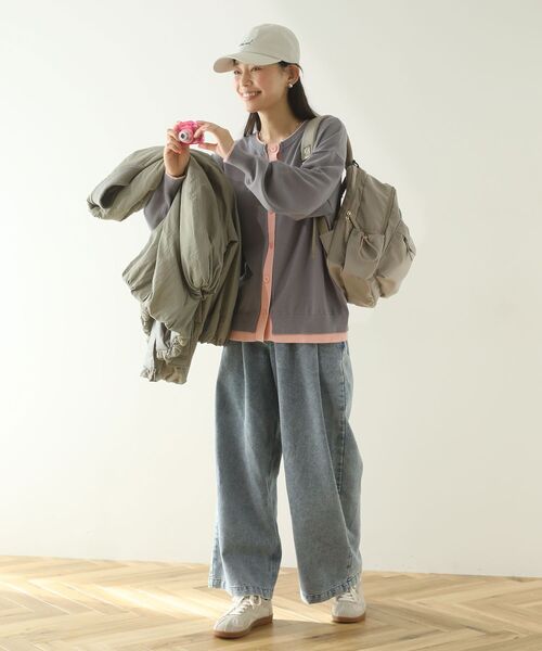 Green　Parks（グリーンパークス）の「【10ポケBag】収納アドバイザー監修2層リュック（バックパック/リュック・レディース・ベージュ/ブラック/グレー/ブルー・FREE）」の19枚目の写真