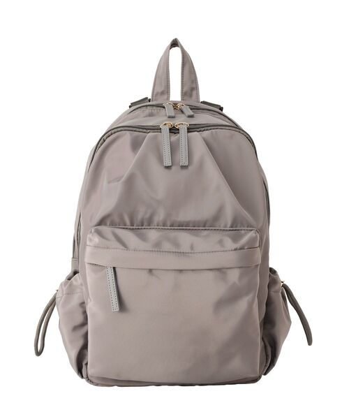Green Parks(グリーンパークス)の「【10ポケBag】収納アドバイザー監修2層リュック(バックパック/リュック・レディース・ベージュ/ブラック/グレー/ブルー・FREE)」の16枚目の写真