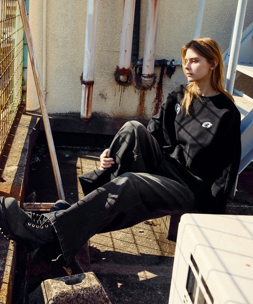 ROCHEM（ローシェン）の「サイドラインショート丈ゲームスウェット（スウェット・メンズ・グレー/ブラック系/ブラック・L/M/S/XS）」の18枚目の写真