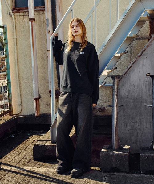 ROCHEM（ローシェン）の「サイドラインショート丈ゲームスウェット（スウェット・メンズ・グレー/ブラック系/ブラック・L/M/S/XS）」の19枚目の写真