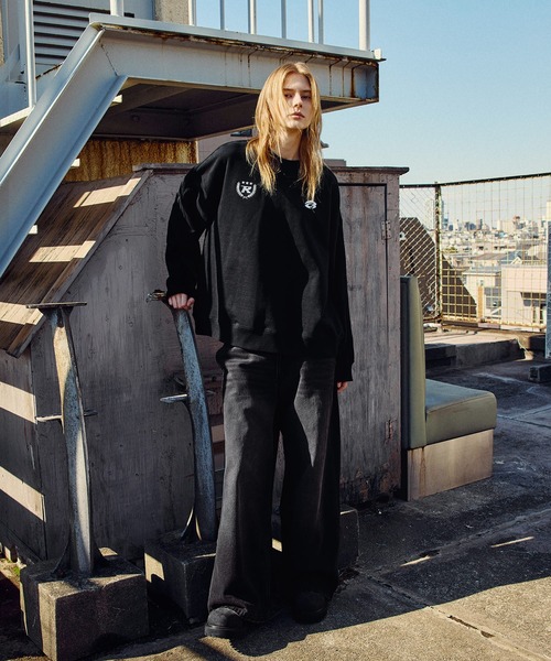 ROCHEM（ローシェン）の「サイドラインショート丈ゲームスウェット（スウェット・メンズ・グレー/ブラック系/ブラック・L/M/S/XS）」の22枚目の写真