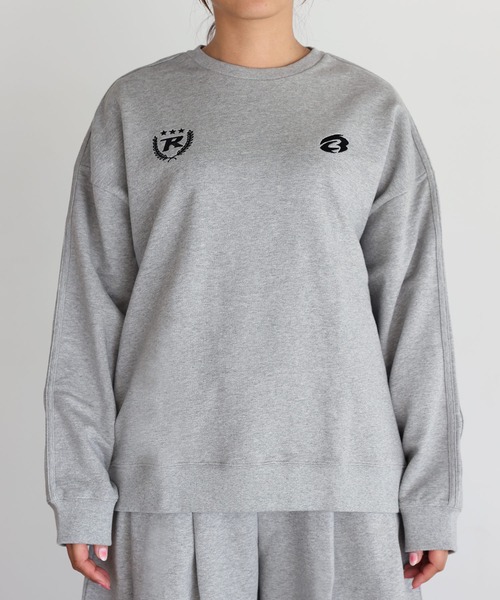 ROCHEM（ローシェン）の「サイドラインショート丈ゲームスウェット（スウェット・メンズ・グレー/ブラック系/ブラック・L/M/S/XS）」の4枚目の写真