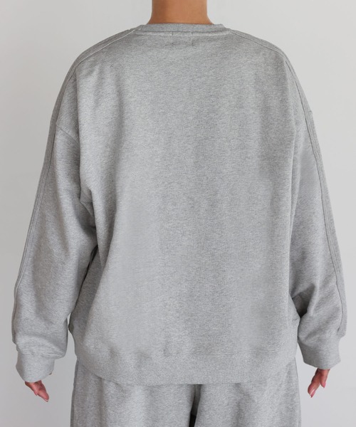 ROCHEM（ローシェン）の「サイドラインショート丈ゲームスウェット（スウェット・メンズ・グレー/ブラック系/ブラック・L/M/S/XS）」の6枚目の写真