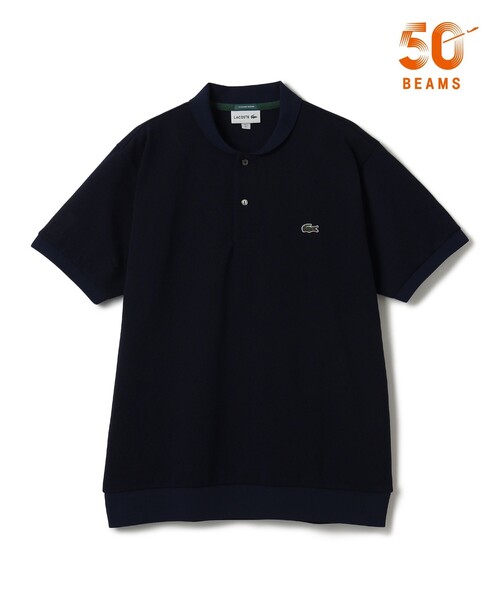 LACOSTE（ラコステ）の「〈MEN〉【別注】LACOSTE / ショールカラー ポロシャツ（ポロシャツ・メンズ・ブラウン/レッド/グリーン/ネイビー/ブラック・S/M/L/XL）」の4枚目の写真