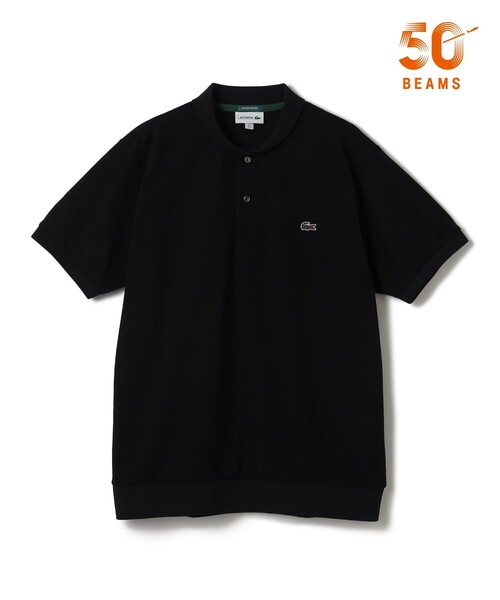 LACOSTE（ラコステ）の「〈MEN〉【別注】LACOSTE / ショールカラー ポロシャツ（ポロシャツ・メンズ・ブラウン/レッド/グリーン/ネイビー/ブラック・S/M/L/XL）」の2枚目の写真