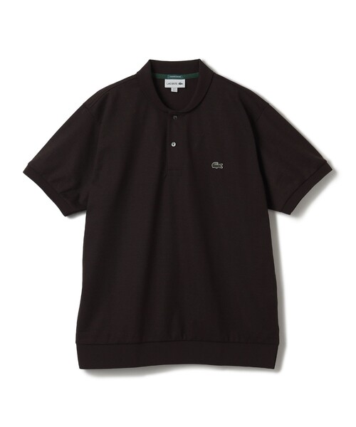 LACOSTE（ラコステ）の「〈MEN〉【別注】LACOSTE / ショールカラー ポロシャツ（ポロシャツ・メンズ・ブラウン/レッド/グリーン/ネイビー/ブラック・S/M/L/XL）」の9枚目の写真