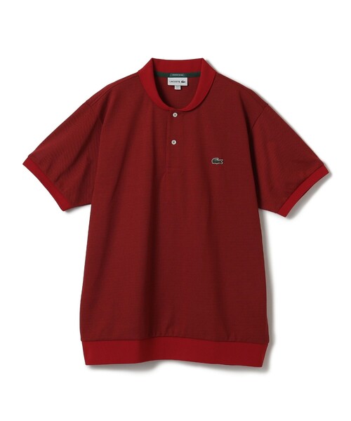 LACOSTE（ラコステ）の「〈MEN〉【別注】LACOSTE / ショールカラー ポロシャツ（ポロシャツ・メンズ・ブラウン/レッド/グリーン/ネイビー/ブラック・S/M/L/XL）」の12枚目の写真