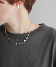 rapiecage（ラピエサージュ）の「フラワープレートチェーン　アジャストネックレス（ネックレス）」