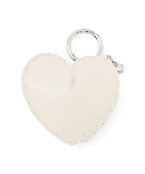 EDIT COLOGNE（エディットコロン）の「ハートポーチチャーム（チャーム・レディース・ホワイト系その他/ブラック/シルバー・ﾌﾘ-）」の5枚目の写真