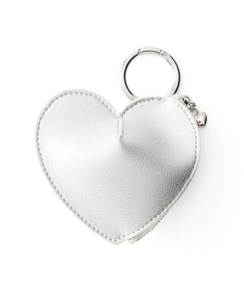 EDIT COLOGNE（エディットコロン）の「ハートポーチチャーム（チャーム・レディース・ホワイト系その他/ブラック/シルバー・ﾌﾘ-）」の6枚目の写真