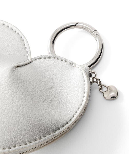 EDIT COLOGNE（エディットコロン）の「ハートポーチチャーム（チャーム・レディース・ホワイト系その他/ブラック/シルバー・ﾌﾘ-）」の7枚目の写真