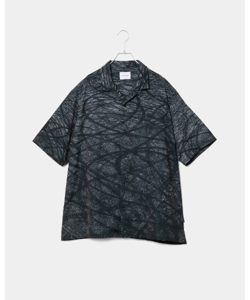 APPLEBUM(アップルバム)の「“Drift Marks” Aloha Shirt(シャツ/ブラウス・メンズ・ブラック・X-LARGE/LARGE/MEDIUM)」の1枚目の写真
