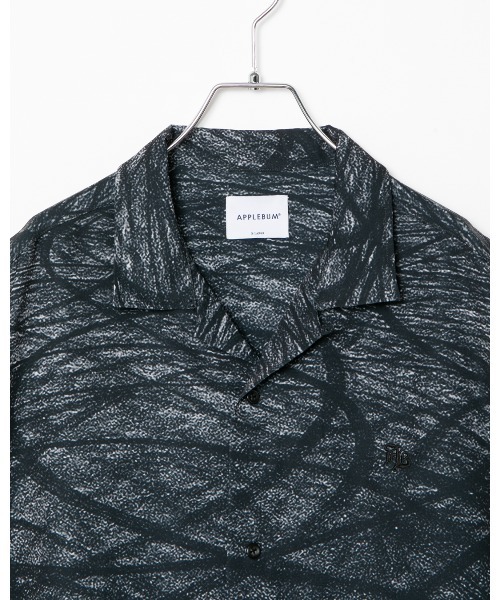 APPLEBUM(アップルバム)の「“Drift Marks” Aloha Shirt(シャツ/ブラウス・メンズ・ブラック・X-LARGE/LARGE/MEDIUM)」の3枚目の写真