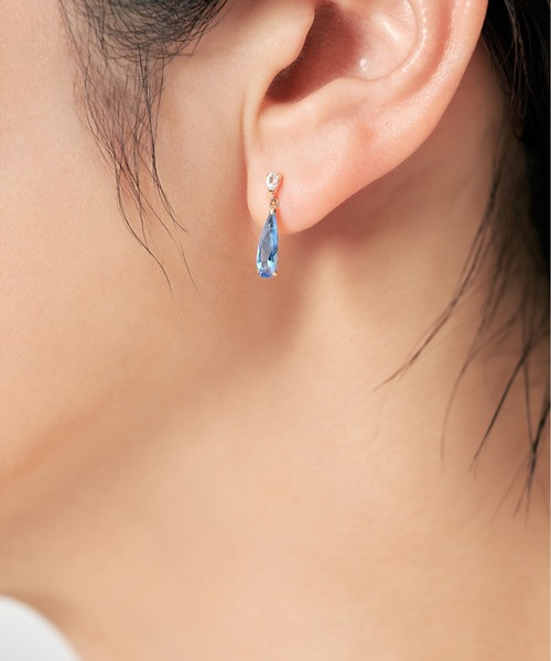K10 カラーストーン ピアス（ネックレス）｜Jewel closet by L&Co Jewel closet by L&Co K10ストーンピアス