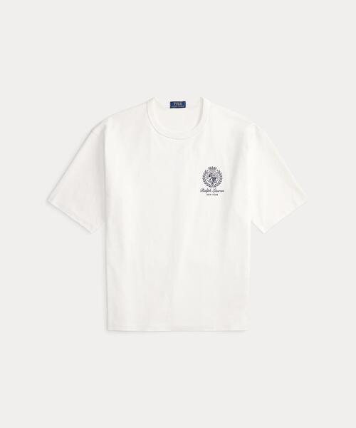 POLO RALPH LAUREN(ポロ ラルフ ローレン)の「リラックス フィット ジャージー グラフィック Tシャツ(Tシャツ/カットソー・メンズ・ホワイト・L/S/M/XXL/XS/XL)」の7枚目の写真