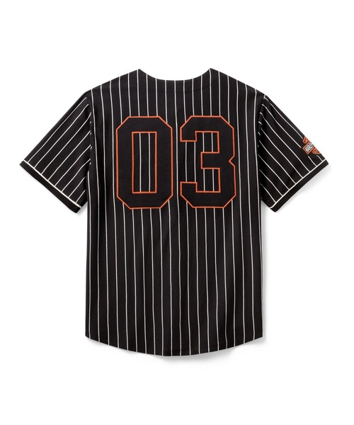 Harley-Davidson（ハーレーダビッドソン）の「H-D(R)エッセンシャル ’03 ベースボールジャージ（Tシャツ/カットソー・メンズ・ブラック系その他・SMALL/MEDIUM/LARGE）」の2枚目の写真