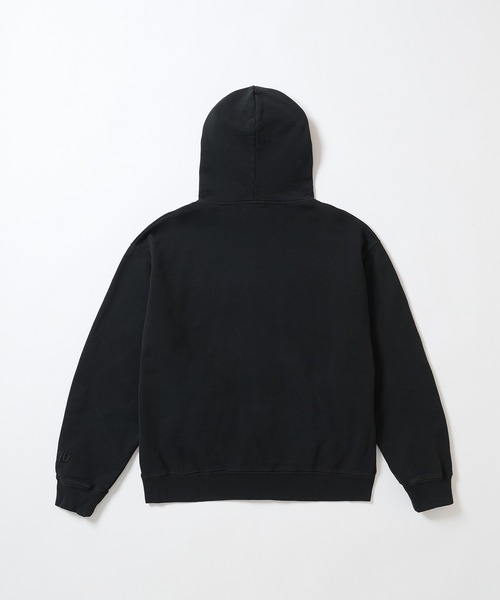 WIND AND SEA（ウィンダンシー）の「【ZOZO限定】SULFUR DYEING LOGO ZIP SWEATSHIRT（パーカー・メンズ・ブラック×ブルー/ブラック×パープル/ブラック×ベージュ/ブラック×レッド・SMALL/X-LARGE/LARGE/MEDIUM）」の7枚目の写真