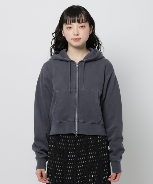 niko and...(ニコアンド)の「カンガルーポケダブルジップパーカー(パーカー・レディース・ネイビー/ライトグレー・LARGE/MEDIUM)」の14枚目の写真