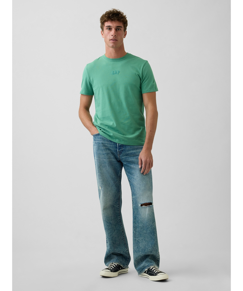GAP（ギャップ）の「エブリディ ソフト GAPミニロゴTシャツ（Tシャツ/カットソー・メンズ・ライトグレー/ピンク/グリーン/ネイビー/ブラック/オフホワイト/ブルー・XS/S/M/L/XL）」の11枚目の写真