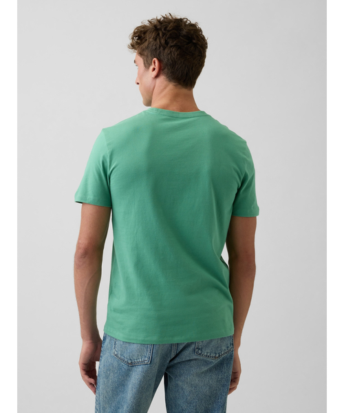 GAP（ギャップ）の「エブリディ ソフト GAPミニロゴTシャツ（Tシャツ/カットソー・メンズ・ライトグレー/ピンク/グリーン/ネイビー/ブラック/オフホワイト/ブルー・XS/S/M/L/XL）」の15枚目の写真