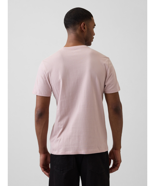 GAP（ギャップ）の「エブリディ ソフト GAPミニロゴTシャツ（Tシャツ/カットソー・メンズ・ライトグレー/ピンク/グリーン/ネイビー/ブラック/オフホワイト/ブルー・XS/S/M/L/XL）」の18枚目の写真
