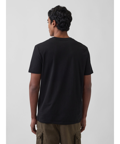 GAP（ギャップ）の「エブリディ ソフト GAPミニロゴTシャツ（Tシャツ/カットソー・メンズ・ライトグレー/ピンク/グリーン/ネイビー/ブラック/オフホワイト/ブルー・XS/S/M/L/XL）」の19枚目の写真