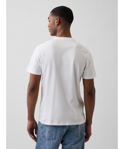 GAP（ギャップ）の「エブリディ ソフト GAPミニロゴTシャツ（Tシャツ/カットソー・メンズ・ライトグレー/ピンク/グリーン/ネイビー/ブラック/オフホワイト/ブルー・XS/S/M/L/XL）」の21枚目の写真