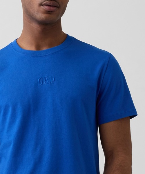 GAP（ギャップ）の「エブリディ ソフト GAPミニロゴTシャツ（Tシャツ/カットソー・メンズ・ライトグレー/ピンク/グリーン/ネイビー/ブラック/オフホワイト/ブルー・XS/S/M/L/XL）」の6枚目の写真