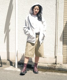 【Los Angeles Apparel/ロサンゼルスアパレル】14オンス ヘビーフリース ジップアップ フードパーカー L-HF10