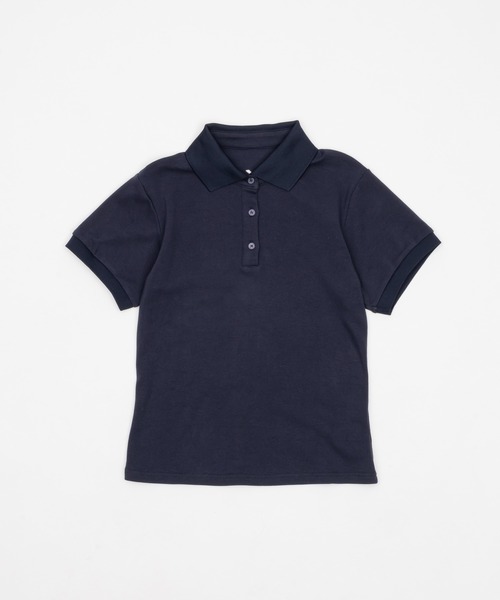 chernyy polo shirt / バック刺繍ロゴポロシャツ（ポロシャツ