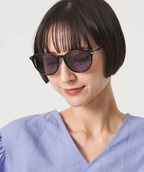 UNITED ARROWS(ユナイテッドアローズ)の「ワイド ウェリントン サングラス(サングラス・レディース・ブラック/ブラウン系・FREE)」の3枚目の写真