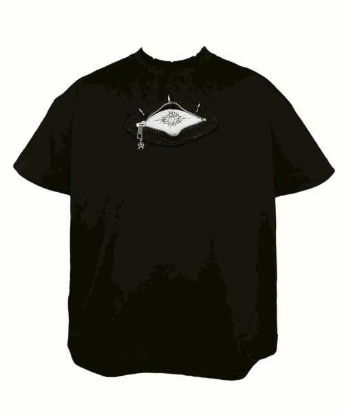 UNIZ(ユニズ)の「【UNIZ】Monster Zip Eye T-Shirt / 【ユニズ】ジップアイ半袖Tシャツ(Tシャツ/カットソー・メンズ・ブラック・02/01)」の21枚目の写真
