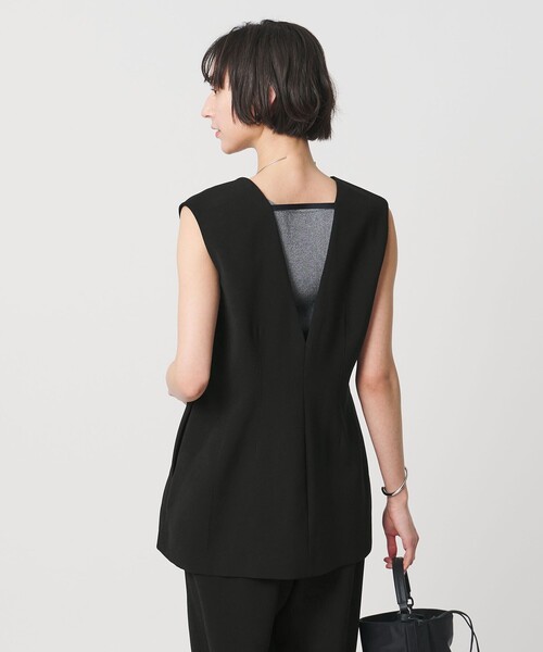 UNITED ARROWS（ユナイテッドアローズ）の「COMFY ベスト ‐防汚 UVカット ウォッシャブル‐（テーラードジャケット・レディース・ブラック/ネイビー・36/38）」の15枚目の写真