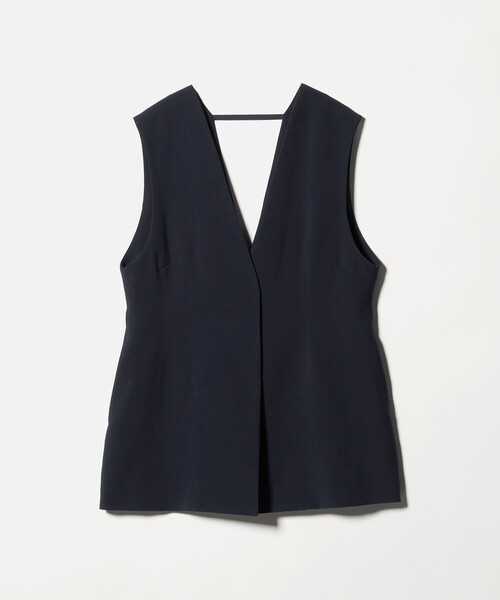 UNITED ARROWS（ユナイテッドアローズ）の「COMFY ベスト ‐防汚 UVカット ウォッシャブル‐（テーラードジャケット・レディース・ブラック/ネイビー・36/38）」の9枚目の写真