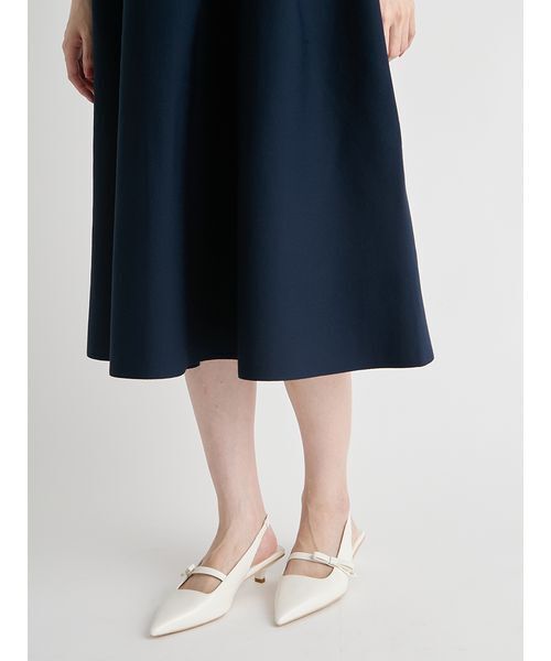 CELFORD（セルフォード）の「【UVカット】【洗える】ボウタイニットワンピース（ワンピース・レディース・ホワイト/グリーン/ダークネイビー・36/38）」の15枚目の写真