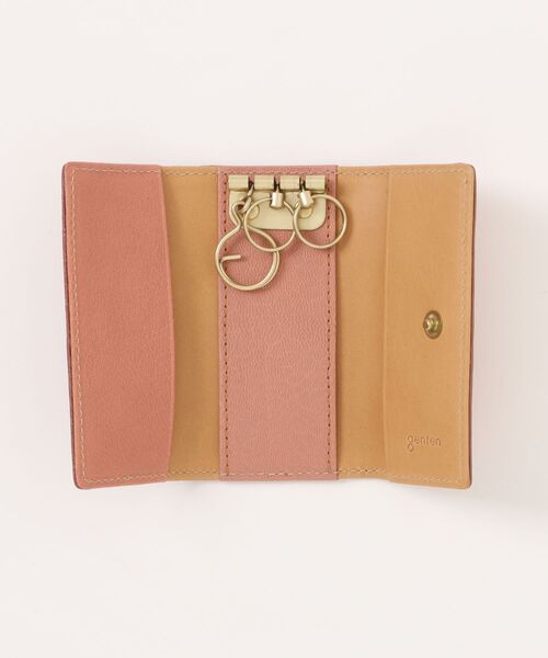 genten(ゲンテン)の「フレスコ キーケース(キーケース/キーアクセサリー・レディース・グレー系その他/ベージュ系/グリーン・FREE)」の6枚目の写真