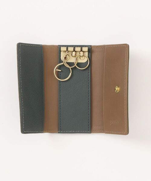 genten(ゲンテン)の「フレスコ キーケース(キーケース/キーアクセサリー・レディース・グレー系その他/ベージュ系/グリーン・FREE)」の7枚目の写真