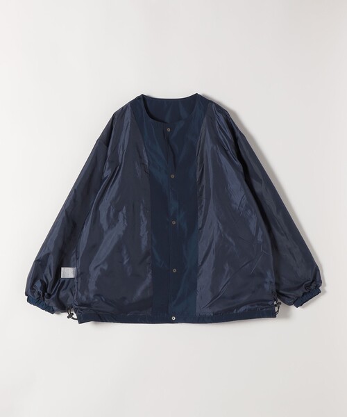 PARROTT CANVAS（パロットキャンバス）の「PARROTT CANVAS:〈洗濯機可能〉ノーカラー ジャケット（ノーカラージャケット・レディース・ブラック/ネイビー・ONE SIZE）」の11枚目の写真