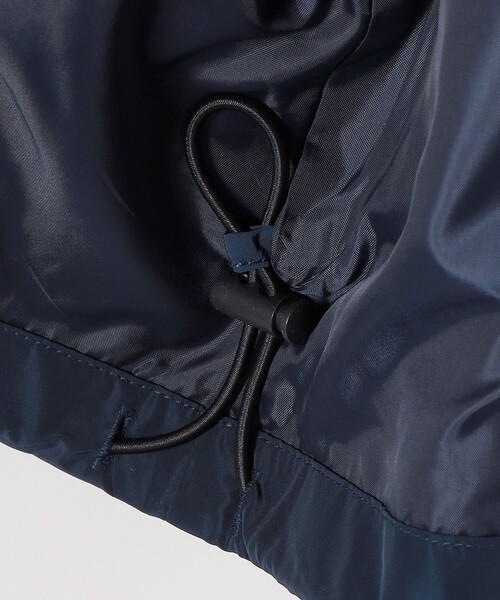 PARROTT CANVAS（パロットキャンバス）の「PARROTT CANVAS:〈洗濯機可能〉ノーカラー ジャケット（ノーカラージャケット・レディース・ブラック/ネイビー・ONE SIZE）」の6枚目の写真