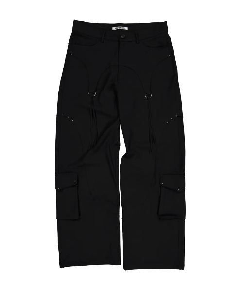 Ada.（エイダ）の「◇SETUPEXE◇ブランド直輸入正規品/ウエスタン スタッズ スラックス WESTERN STUDDED SLACKS（その他パンツ・レディース・チャコール/ブラック・M/S）」の16枚目の写真