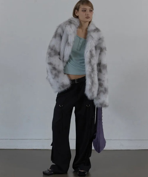 Ada.（エイダ）の「◇SETUPEXE◇ブランド直輸入正規品/ウエスタン スタッズ スラックス WESTERN STUDDED SLACKS（その他パンツ・レディース・チャコール/ブラック・M/S）」の13枚目の写真