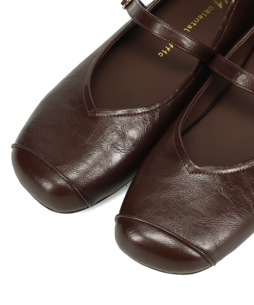 WA ORiental TRaffic（ダブルエーオリエンタルトラフィック）の「ソフト メリージェーン バブーシュ パンプス /62118（パンプス・レディース・ブラウン/ブラック・37/36/35/39/38/40）」の6枚目の写真